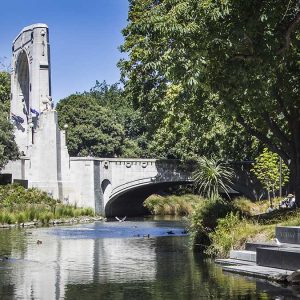 Avon River Bridge of Rememberence. Copyright: christchurchnz.com